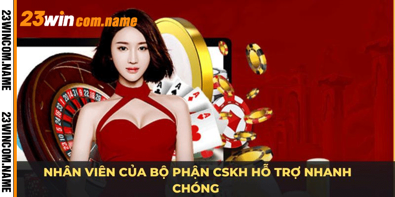 Đội hỗ trợ chuyên nghiệp khi thực hiện đăng ký 23WIN