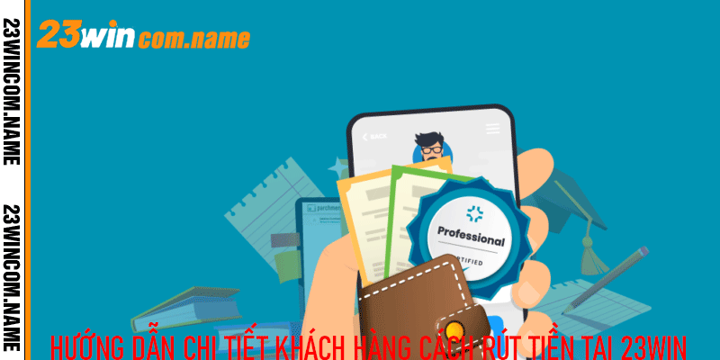 Hướng dẫn chi tiết khách hàng cách rút tiền tại 23Win